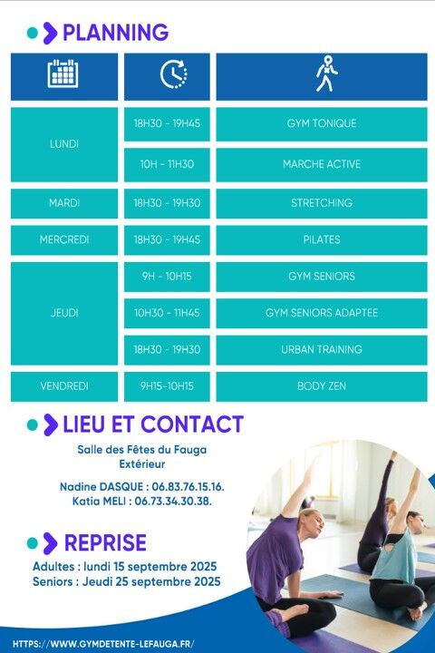 planning du club