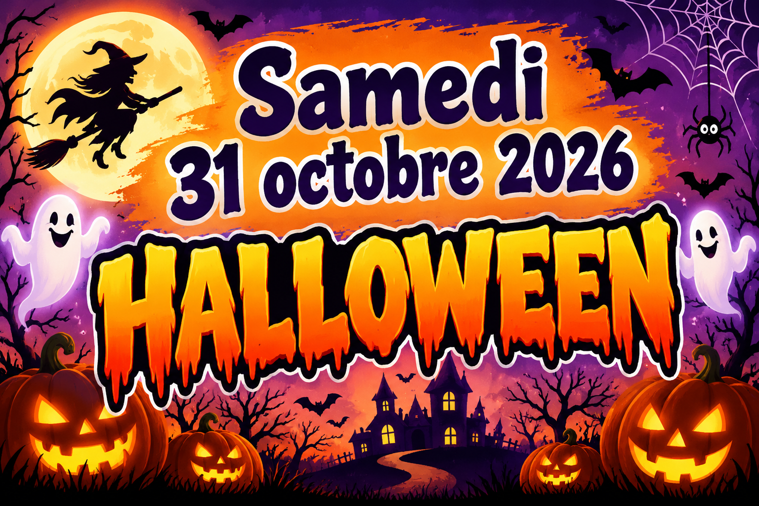 Halloween - Samedi 31 octobre 2026