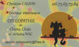 carte visite de Christine CAUVIN