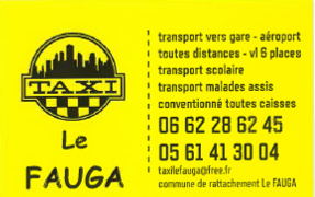 carte visite du taxi