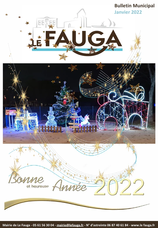 affiche bulletin municipal Le Fauga